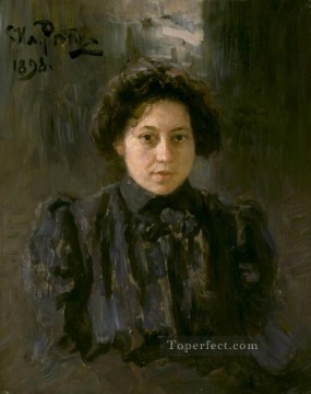 芸術家の娘ナデジダの肖像ロシアの写実主義イリヤ・レーピン Oil Paintings